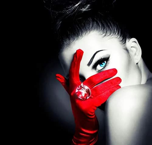 Onwon Satin Elbow Length Gloves 22 Inch | Elegant Opera Gloves for Women thumbnail 6