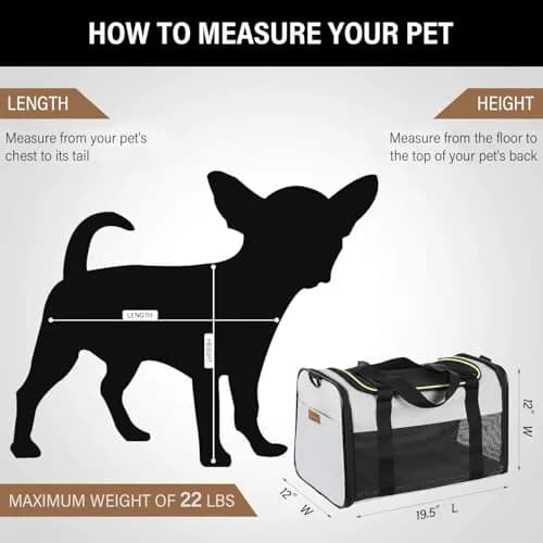 Akinerri Cat Carrier - Portable Foldable Soft-Sided Pet Bag up to 28 Lbs | Airline Approved Travel thumbnail 2