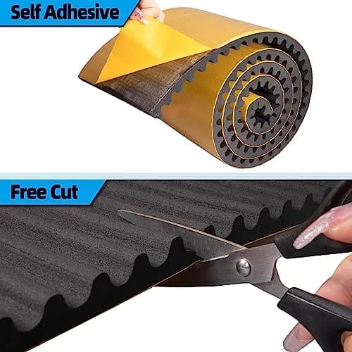 Spurtar Thick Garage Wall Protector 200cm x 20cm x 15mm | Anti-Collision Car Door Guard for Indian Garages thumbnail 4