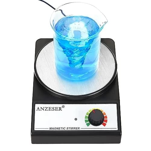 ANZESER Magnetic Stirrer Plate 3000RPM 3000mL Capacity | Lab Mixer with Stir Bar for Homebrew & Labs thumbnail 1