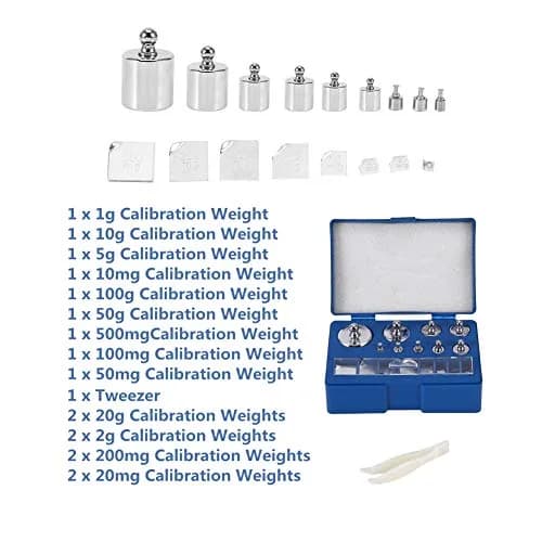 Acogedor Precision Calibration Weight Set 211.1g (7.45 oz) | Laboratory Grade Accuracy for Scales thumbnail 2