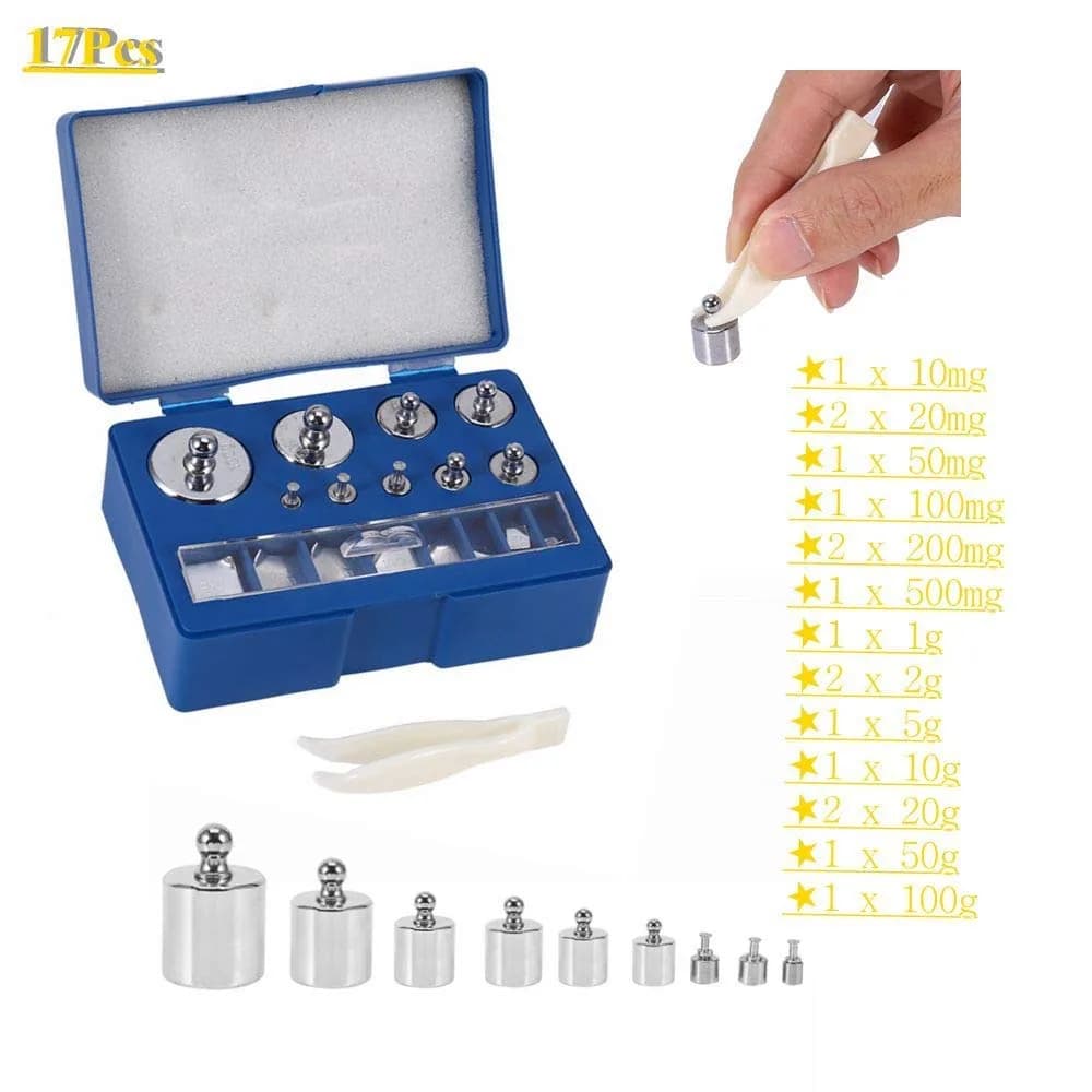 Acogedor Precision Calibration Weight Set 211.1g (7.45 oz) | Laboratory Grade Accuracy for Scales - view 3