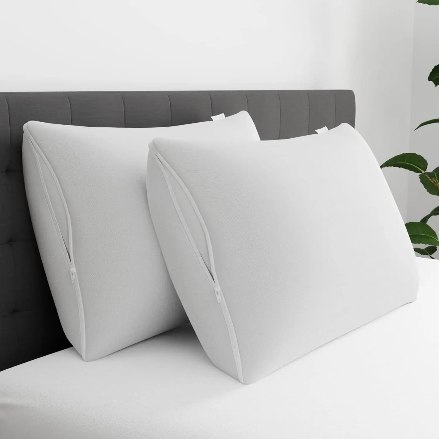 Aller-Ease Maximum Allergy Pillow Protector Set of 4 King | Moisture Wicking & Zippered - view 3