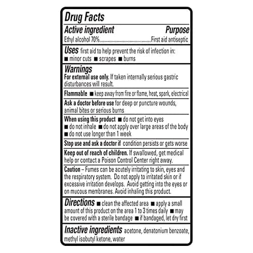 Amazon Basics 70% Ethyl Rubbing Alcohol Antiseptic 192 Fl Oz (12 x 16 Fl Oz Bottles) | For Minor Cuts, Scrapes, and Burns thumbnail 6