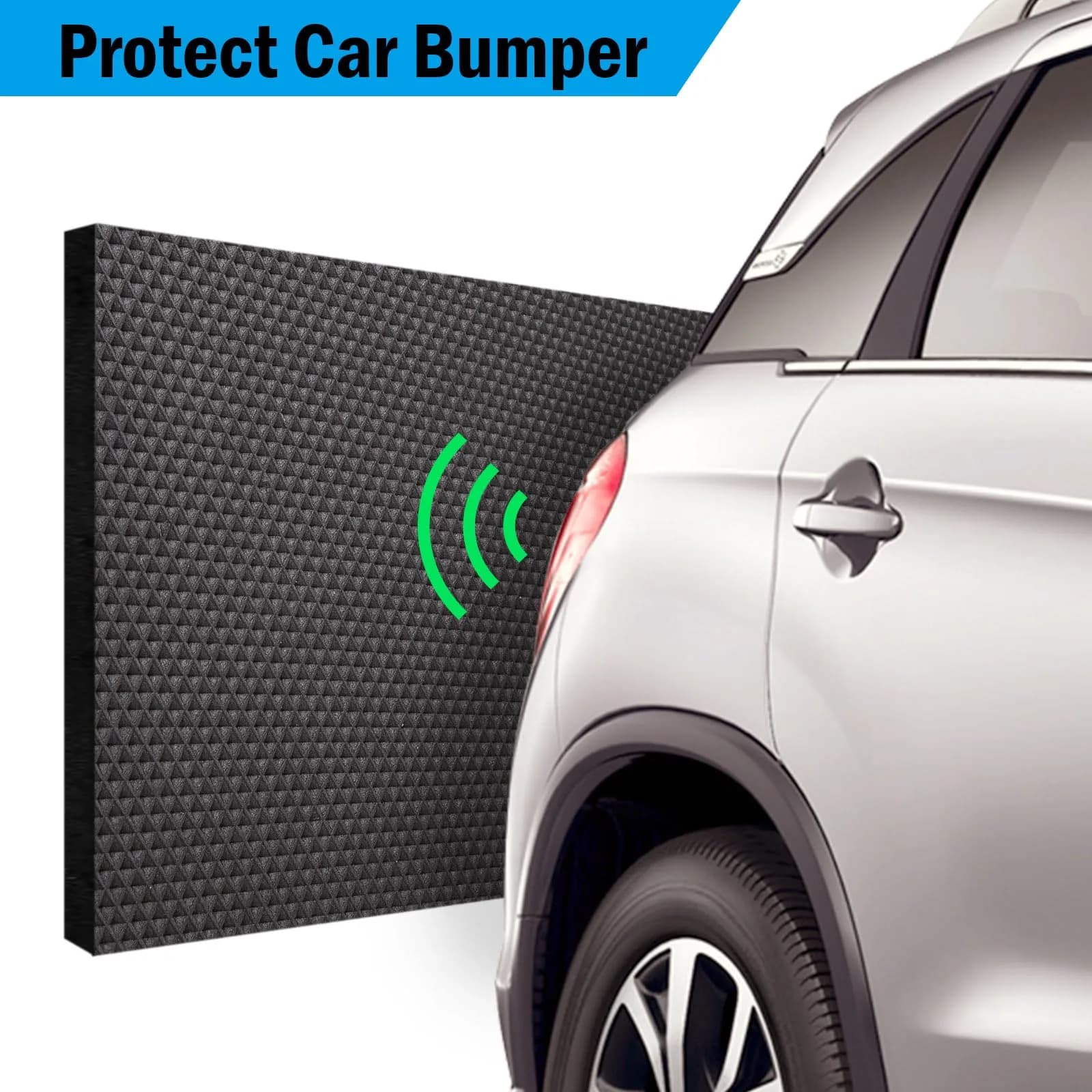 Spurtar Garage Wall Protector, Waterproof Car Door Protector EVA Foam 200cm x 20cm x 0.65cm (79" x 8" x 0.25") | German Design - view 3