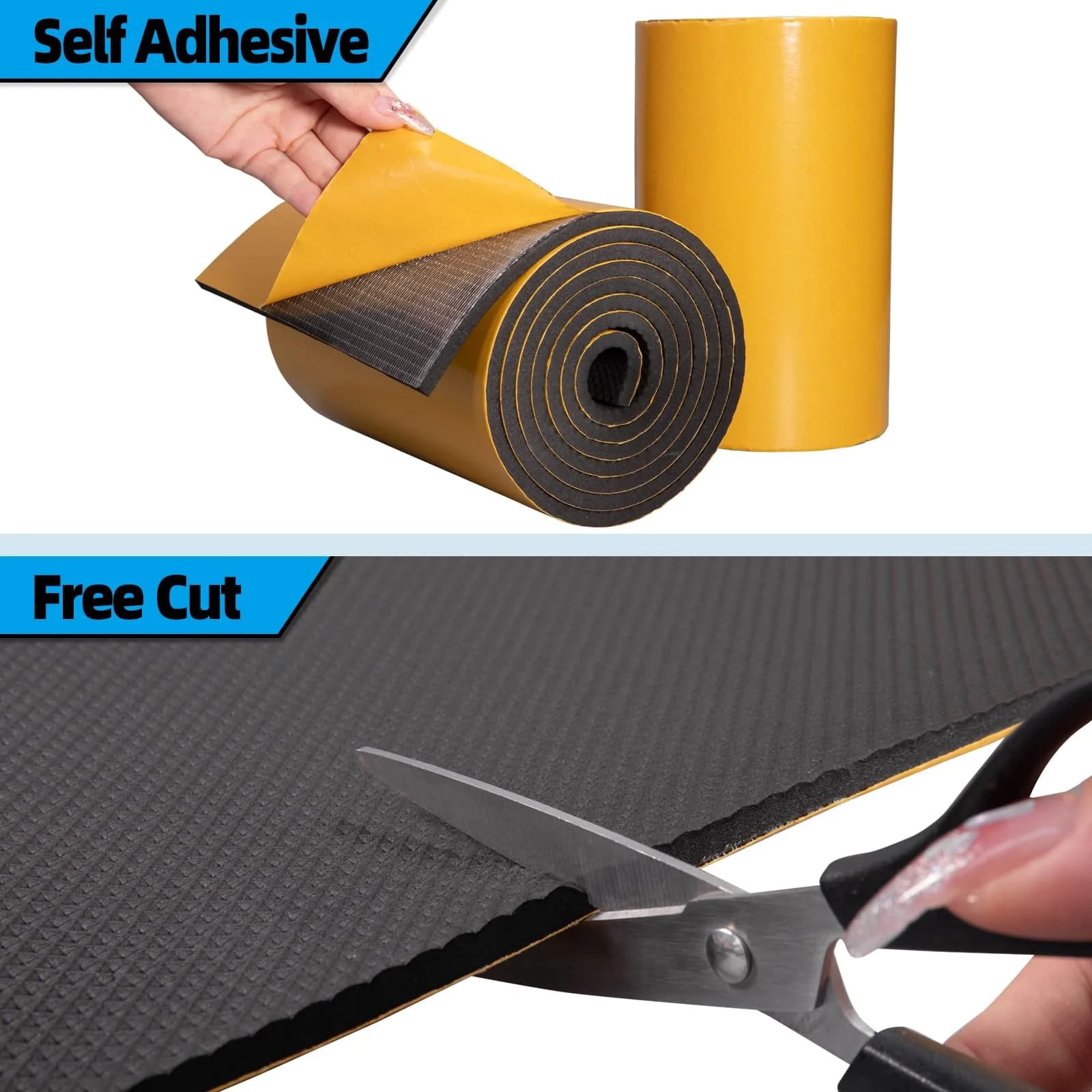 Spurtar Garage Wall Protector, Waterproof Car Door Protector EVA Foam 200cm x 20cm x 0.65cm (79" x 8" x 0.25") | German Design - view 4