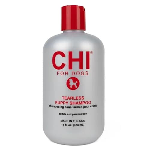 CHI for Dogs Tearless Puppy Shampoo 16 Fl Oz | Gentle, Silk Protein Formula, Hypoallergenic & pH Balanced for Sensitive Eyes thumbnail 1