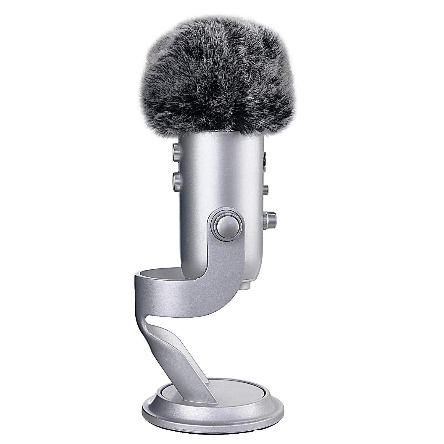 YOUSHARES Furry Windscreen Muff for Blue Yeti & Yeti Pro Microphones | Improves Sound Quality, Reduces Wind Noise - view 7
