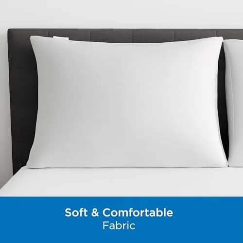 Aller-Ease Standard/Queen Pillow Protectors (4-Pack) | Advanced Allergy Protection Zippered Encasement thumbnail 5