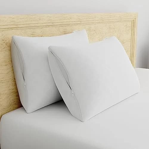 AllerEase Premier Allergy Zipper Pillow Protector King 2 Pack | Breathable, Hypoallergenic, Zippered Encasement thumbnail 6