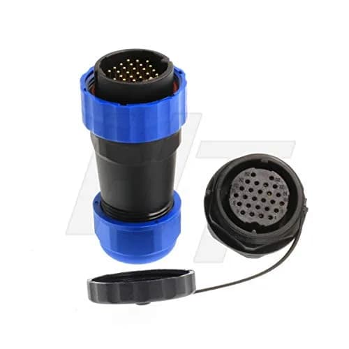 HangTon HE29 Circular Connector 26 pin | Waterproof IP68, Threaded Coupling, Solder Termination thumbnail 1