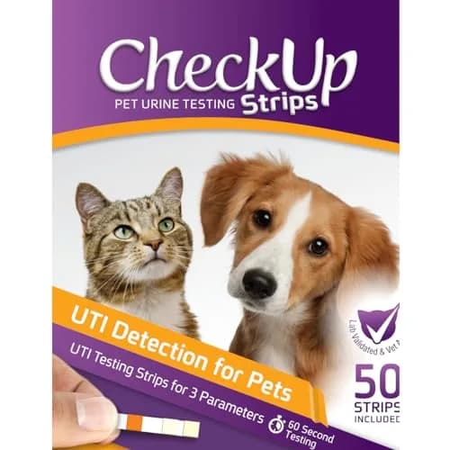 KIT4CAT CheckUp UTI Urine Test Strips for Dogs & Cats | 50 Count | pH, Nitrite & Leukocytes Detection thumbnail 7