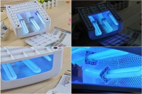 XICHEN 9W UV Replacement Bulb for Nail Dryer Lamp - 365nm, 4-Count Pack | White Light thumbnail 6