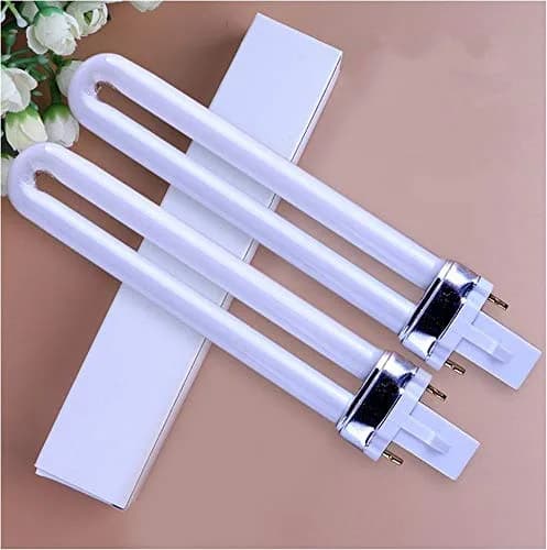 XICHEN 9W UV Replacement Bulb for Nail Dryer Lamp - 365nm, 4-Count Pack | White Light thumbnail 7