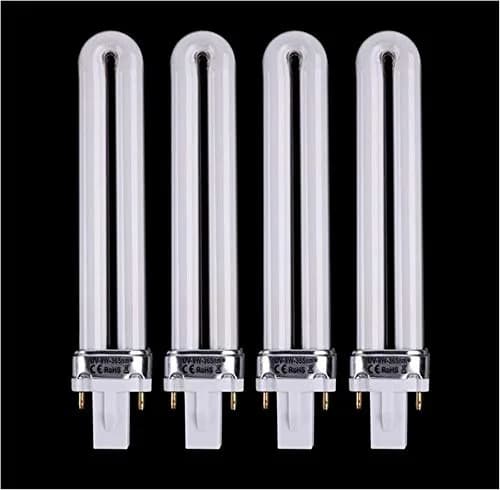 XICHEN 9W UV Replacement Bulb for Nail Dryer Lamp - 365nm, 4-Count Pack | White Light thumbnail 8