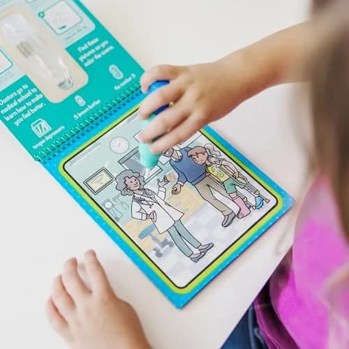 Melissa & Doug On The Go Water Wow! Occupations Activity Pad with Refillable Pen | Reusable No-Mess Painting for Kids Ages 3-7 thumbnail 5