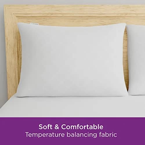 Aller-Ease Premier Zipper Pillow Protector Standard/Queen 2 Pack | Hypoallergenic & Breathable Fabric thumbnail 2