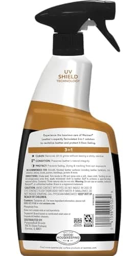 Weiman Leather Cleaner, Conditioner & Protector 6 Pack (22 Fl Oz Each) | Restores & Protects Finished Leather thumbnail 8