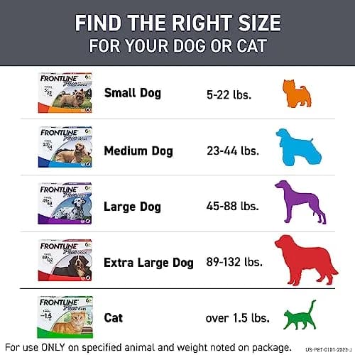 Frontline Plus Flea & Tick Treatment for Dogs 5-22 Pounds | Waterproof Monthly Protection thumbnail 9