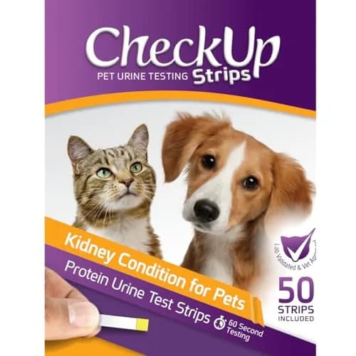 KIT4CAT CheckUp Protein Urine Test Strips for Cats & Dogs, 50 Count | Non-Invasive Pet Health Monitoring thumbnail 7