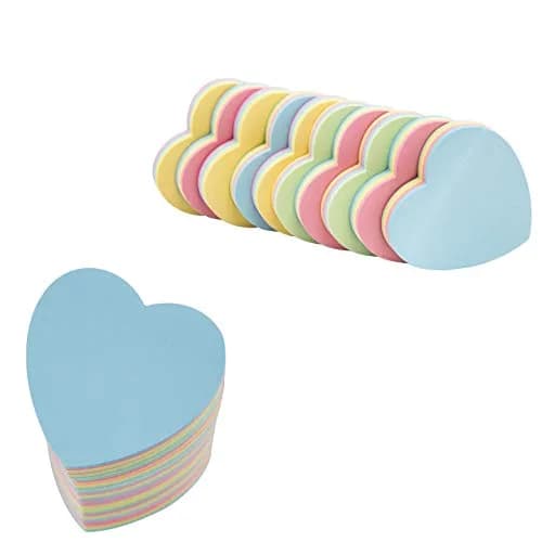 OSOPOLA Heart-Shaped Sticky Notes 1000 Sheets | Colorful Memo Pads for Office & School thumbnail 2