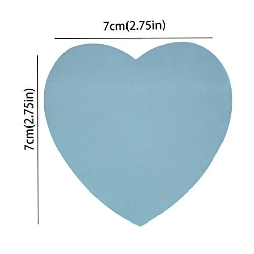 OSOPOLA Heart-Shaped Sticky Notes 1000 Sheets | Colorful Memo Pads for Office & School thumbnail 3