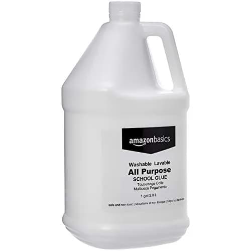 Amazon Basics All Purpose Washable School Classroom Liquid Glue, 2 Gallons (7.57 L) | ASTM D4236 Certified thumbnail 1