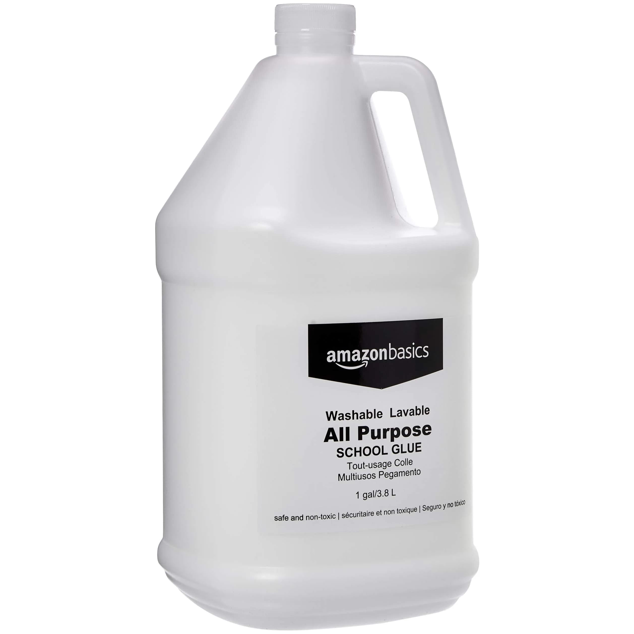 Amazon Basics All Purpose Washable School Classroom Liquid Glue, 2 Gallons (7.57 L) | ASTM D4236 Certified - main product image