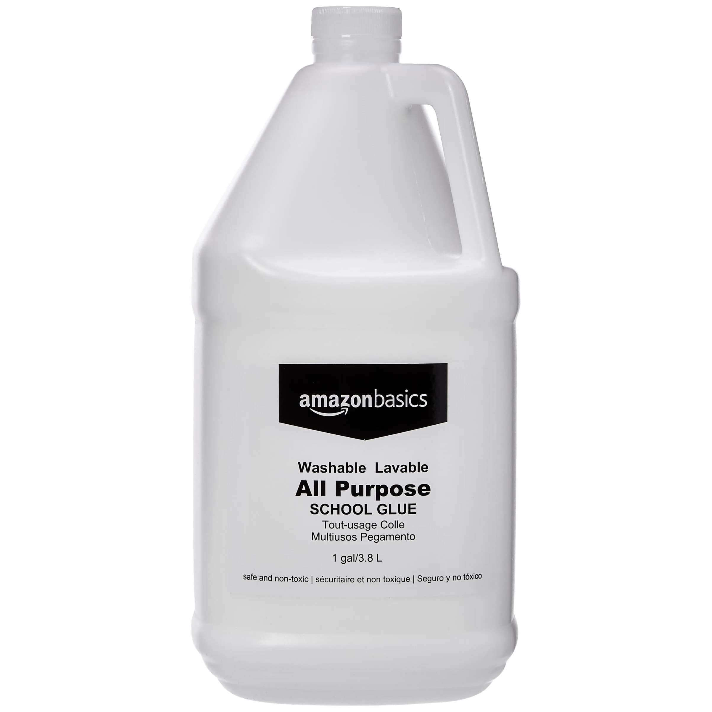 Amazon Basics All Purpose Washable School Classroom Liquid Glue, 2 Gallons (7.57 L) | ASTM D4236 Certified - view 2