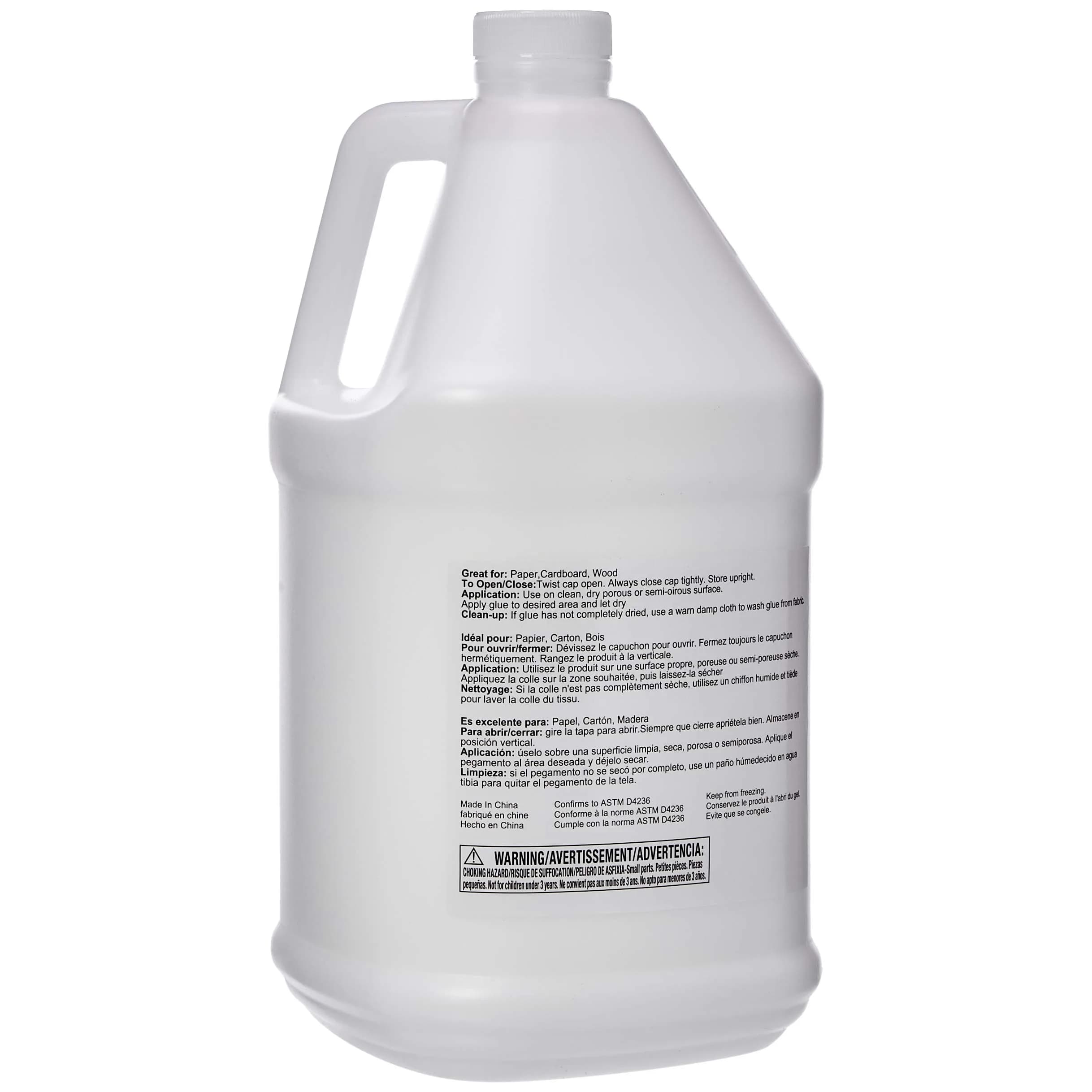 Amazon Basics All Purpose Washable School Classroom Liquid Glue, 2 Gallons (7.57 L) | ASTM D4236 Certified - view 3