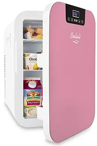 Cooluli 20L Mini Fridge Pink | Compact Digital Thermostat & EcoMax Technology thumbnail 3