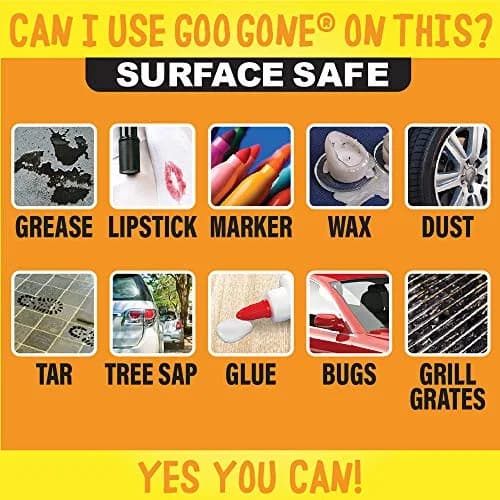 Goo Gone Spray Adhesive Remover Gel 6 Pack 12 Fl Oz (72 Fl Oz Total) | Citrus Cleaning Power for Glue, Stickers, Tape, Gum, Wax thumbnail 7