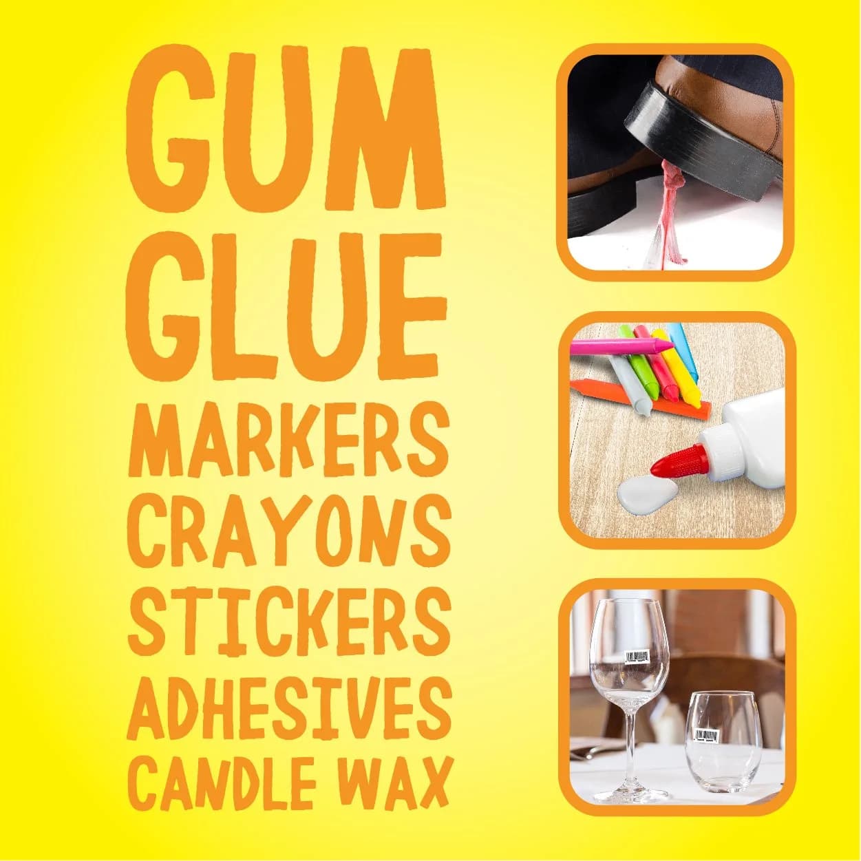 Goo Gone Spray Adhesive Remover Gel 6 Pack 12 Fl Oz (72 Fl Oz Total) | Citrus Cleaning Power for Glue, Stickers, Tape, Gum, Wax - view 3