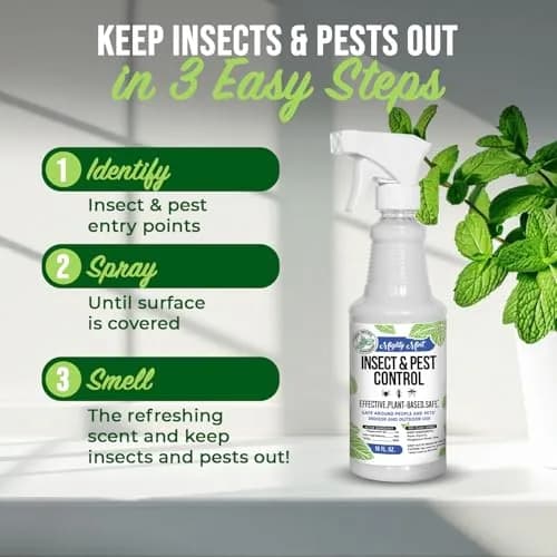 Mighty Mint Peppermint Oil Insect Repellent Spray 473ml (16 Fl Oz) | Natural Indoor & Outdoor Bug Control thumbnail 8