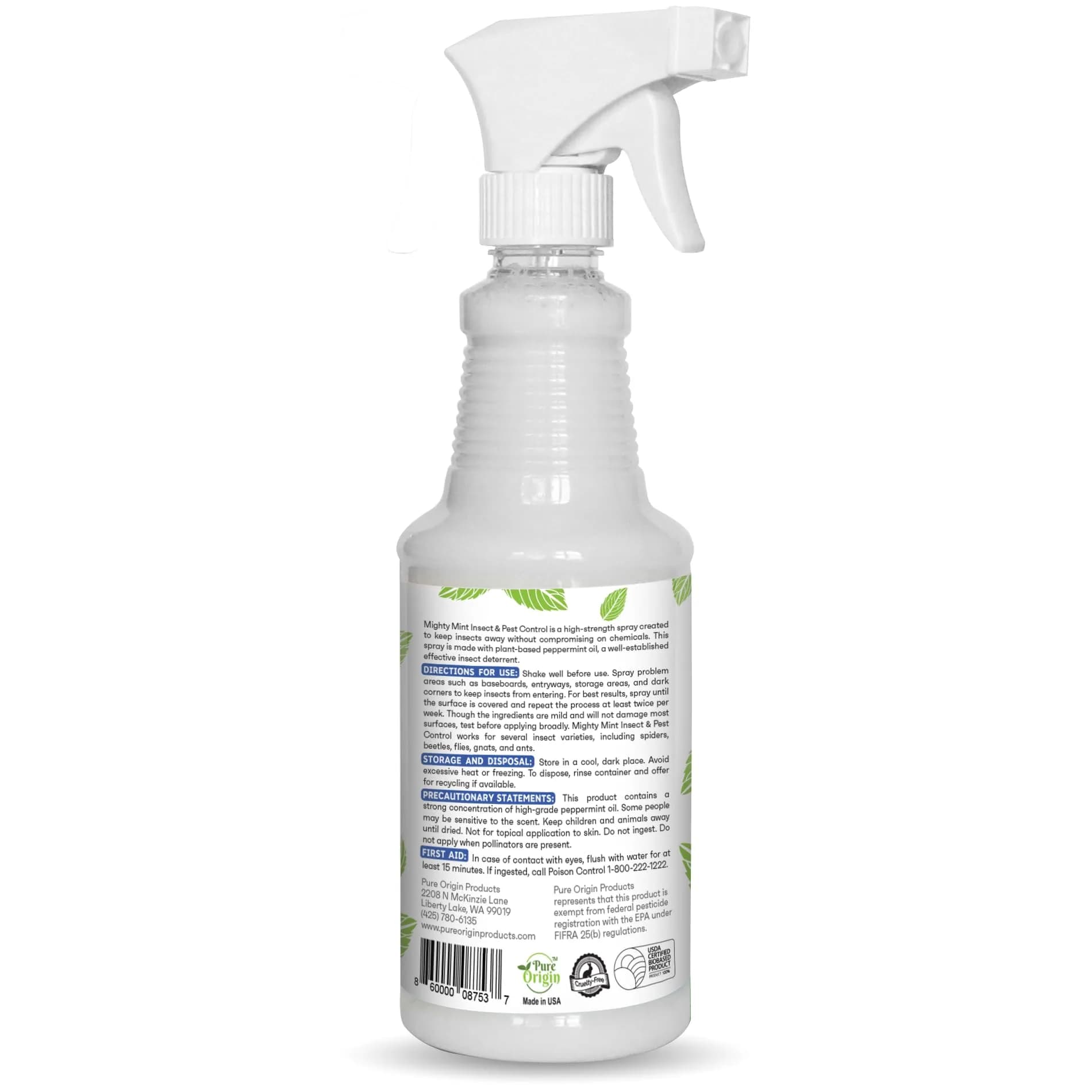 Mighty Mint Natural Peppermint Oil Insect Repellent Spray, 16 Fl Oz (Pack of 1) | Long-Lasting Pest Control - view 9