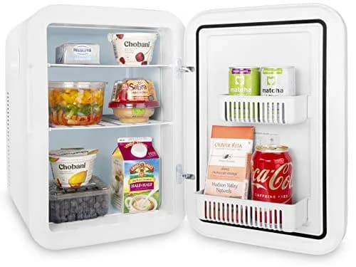 Cooluli 20L Mini Fridge for Bedroom, Car & Dorm - Digital Temp Control, EcoMax Technology, Blue thumbnail 4