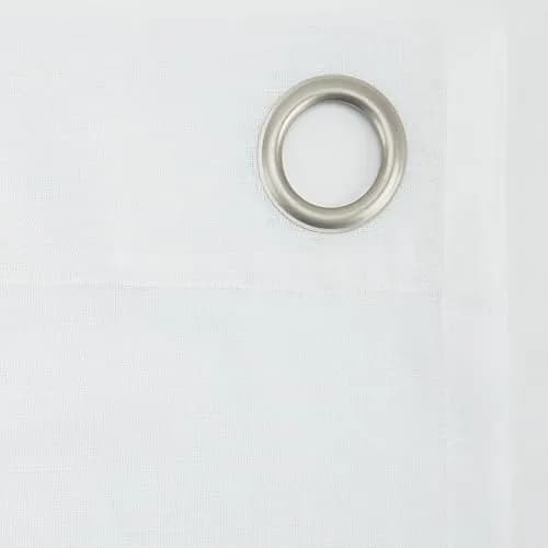 Archaeo Slub Textured Linen Blend Grommet Top Curtain, 52" x 84" | Rustic Organic Look thumbnail 5