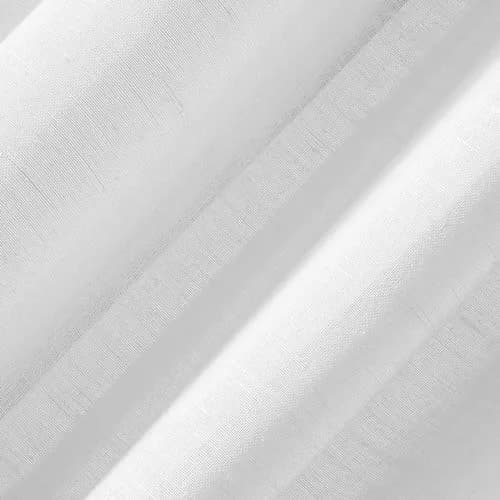 Archaeo Slub Textured Linen Blend Grommet Top Curtain, 52" x 84" | Rustic Organic Look thumbnail 3