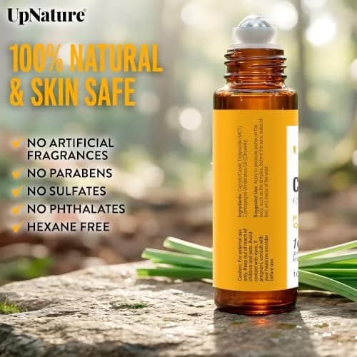 UpNature Calm Essential Oil Roll On 10ml (0.33 Fl Oz) | Natural Aromatherapy for Relaxation thumbnail 6