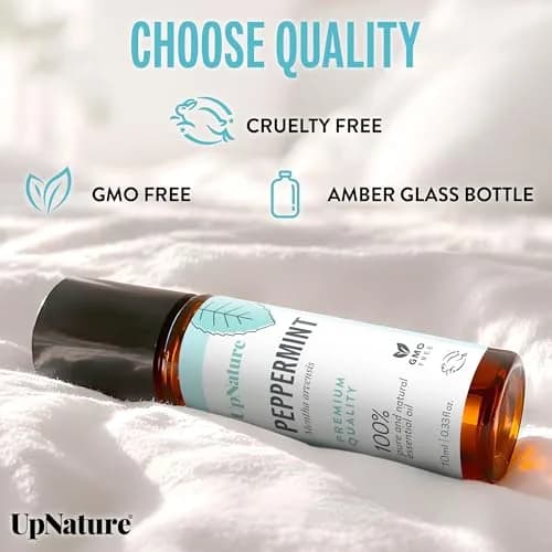 UpNature Peppermint Oil Roll-On for Pregnancy Nausea & Morning Sickness 10ml (0.33 Fl Oz) | Natural Relief for Expecting Mothers thumbnail 6
