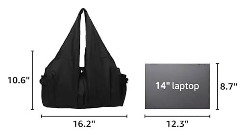 VOLGANIK ROCK Waterproof Large Capacity Women’s Handbag 16.2" Nylon Travel Tote thumbnail 3