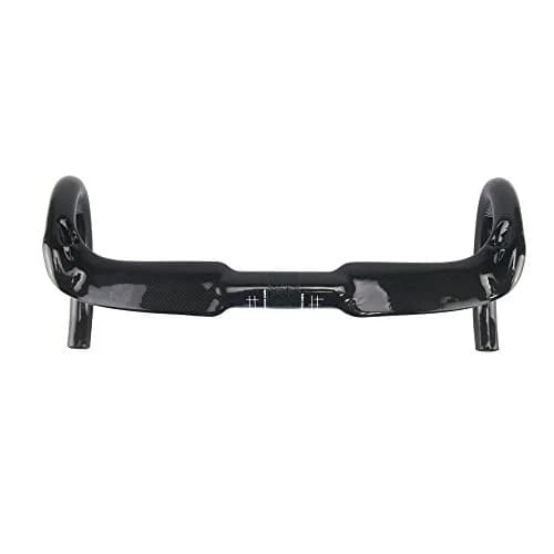 Alfa Pasca Carbon Fiber Road Bike Handlebars 31.8 x 420mm | UD Matte Aero Drop Bars — 31.8*400mm / No Logo 3K Glossy