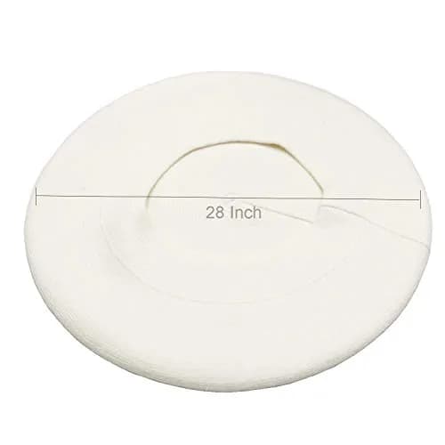 Wheebo Reversible White Beret Hat for Women & Girls | Classic French Style (54-60cm) thumbnail 4