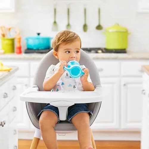 Munchkin Gentle Transition Baby Sippy Cup, Spill Proof, 4 Ounce, 2 Pack | Soft Silicone Spout & Handles for 4+ Months thumbnail 3