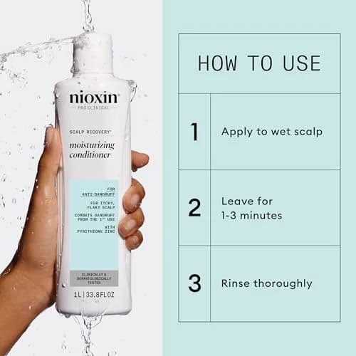 NIOXIN Scalp Recovery Moisturizing Conditioner 33.8 Fl Oz | For Itchy, Flaky Scalp & Dandruff Relief thumbnail 6