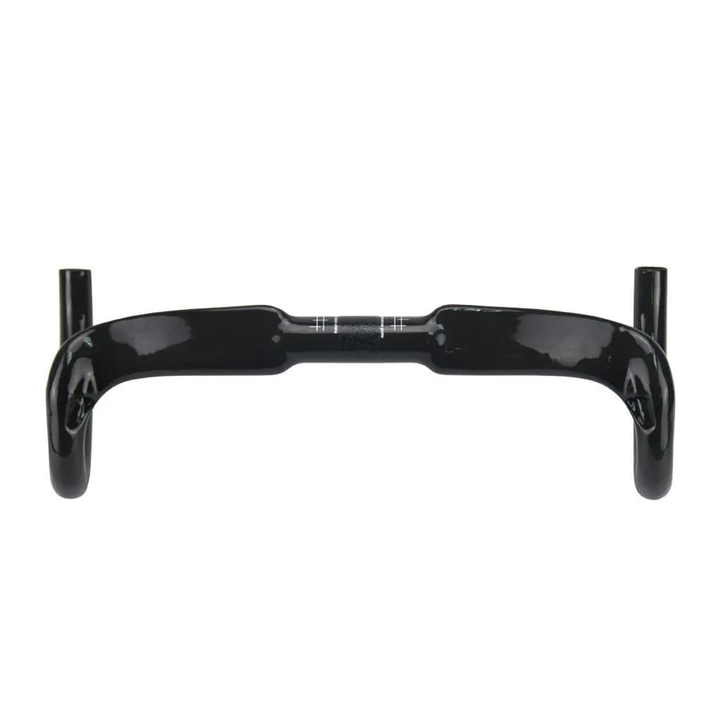 Alfa Pasca 31.8 x 440mm No Logo 3K Glossy Carbon Fiber Aero Road Bike Handlebars - main product image
