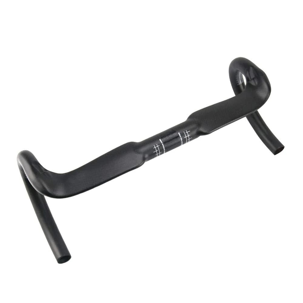 Alfa Pasca Carbon Fiber Drop Handlebars 31.8 x 440mm Road Bike Handlebar | 3K Matte Finish - view 8