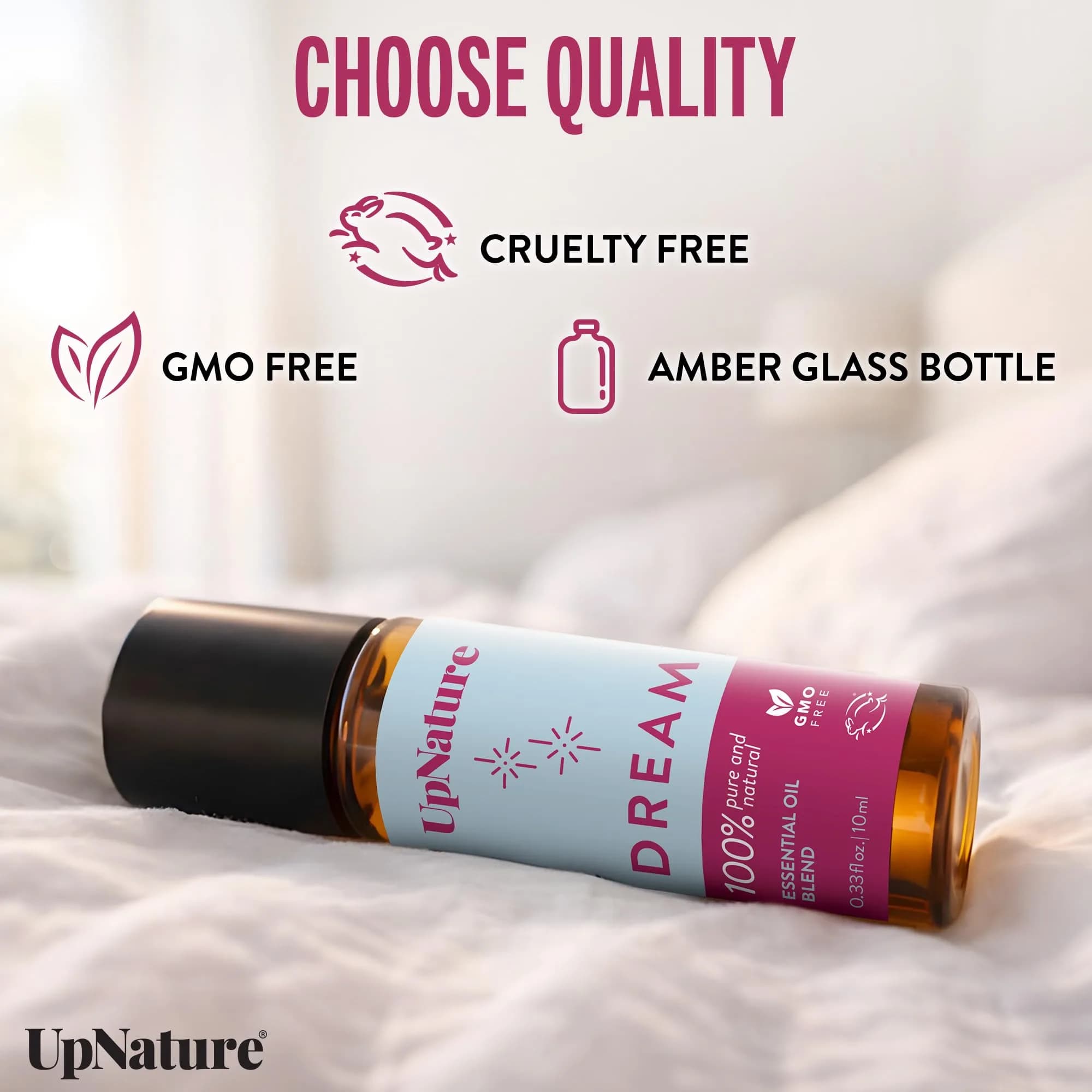 UpNature Dream Sleep Essential Oil Roll On | Natural Sleeping Blend with Lavender & Chamomile - view 5