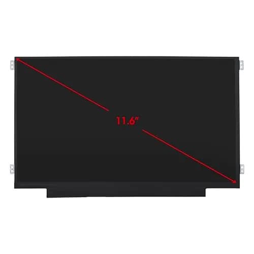 Rinbers 11.6" WXGA HD LCD LED Screen Display 30 Pin EDP with Side Brackets for HP Chromebook 11 G3-G9 EE, ProBook 11 G2, Stream 11 Pro G3 Series | Non-Touch Replacement thumbnail 3