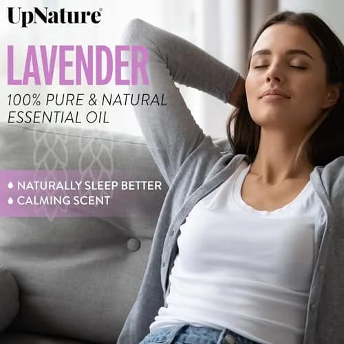 UpNature Lavender Essential Oil Roll On 10ml (0.33 Fl Oz) | Calming Sleep & Skin Support thumbnail 2